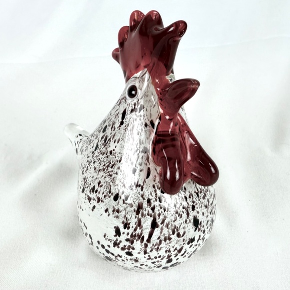 4 inch Vintage Murano Hand Blown Art Glass Hen Chicken Excellent Gift Condition - Picture 5 of 11